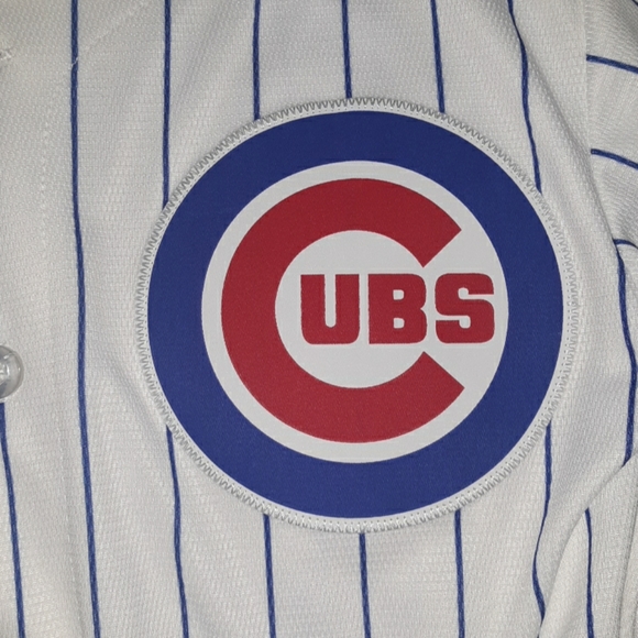 MLB Cubs Button Up Jersey Big Boys Small #49 - Picture 2 of 4